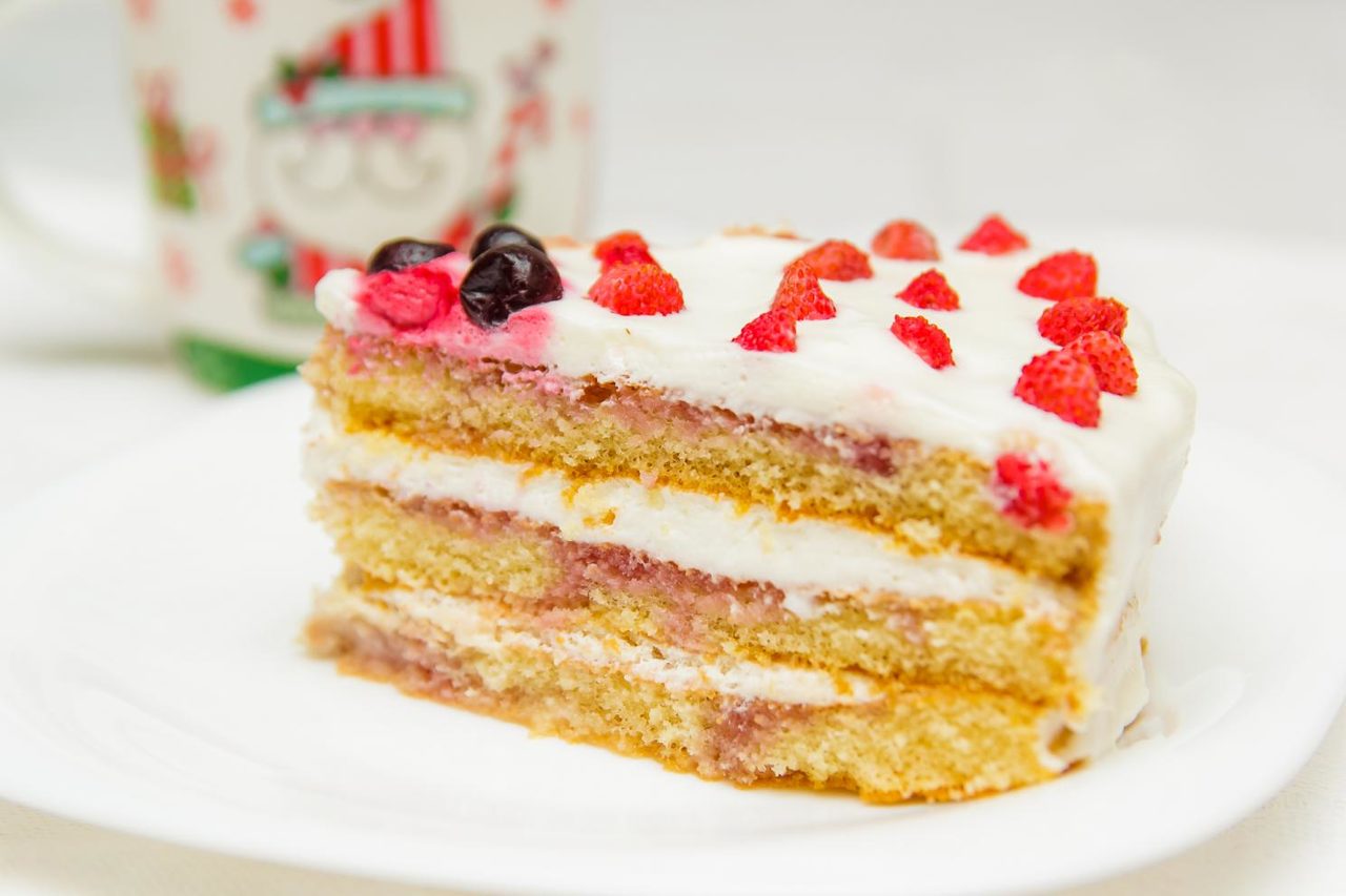 Торт из коржей готовых