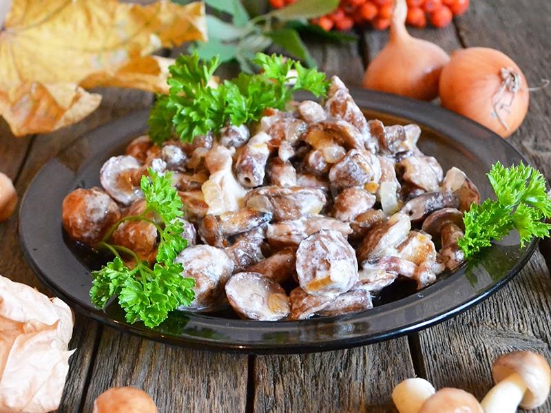 Жареные грибочки
