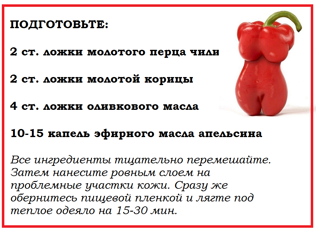 Обертывание с чили