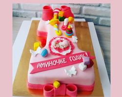 Вкусный торт в форме цифры 1 на День рождения, 1 год мальчику, девочке, детский с мастикой, без мастики своими руками, на 1 год свадьбы, 1 сентября, в 1 класс: пошаговые рецепты, фото, видео. Как вырезать красивую цифру 1 из бумаги и теста, как украсить торт в форме 1: советы
