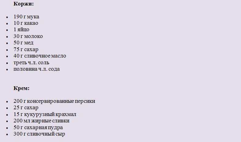 Продукты для торта 8