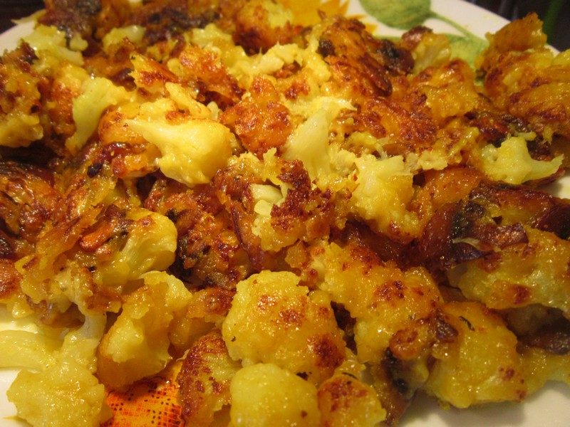 Жареная цветная капуста