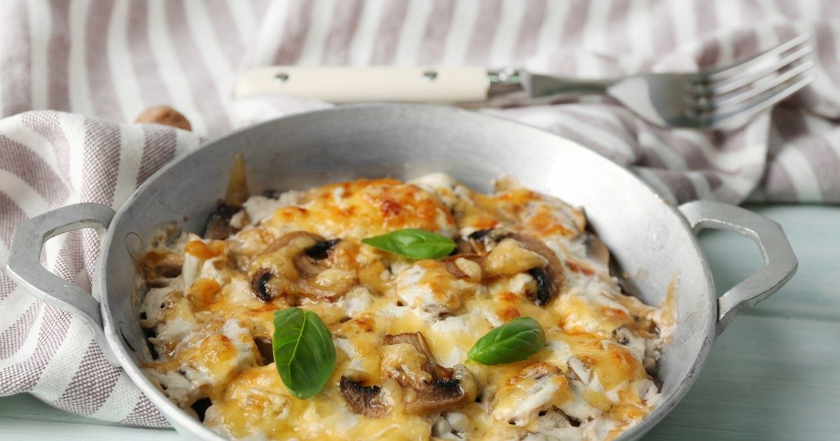 Курочка с грибами
