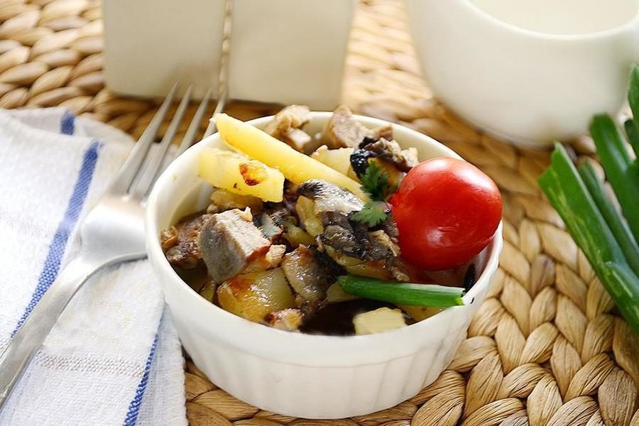 Грибы с картошечкой