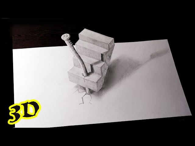 Реалистичный рисунок гвоздя