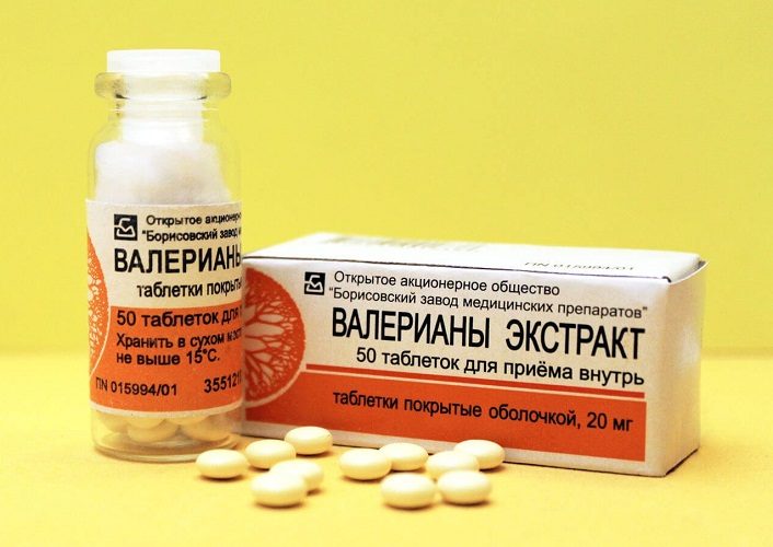 Таблетки на основе валерианы