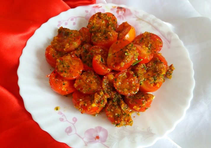 Помидоры черри по-корейски