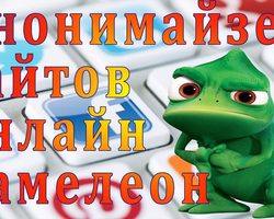 Бесплатный «Cameleo» анонимайзер: войти анонимно на любимый сайт. Что делать, если «Chameleon» анонимайзер тоже заблокирован: сайт анонимайзер «NoBlockMe»