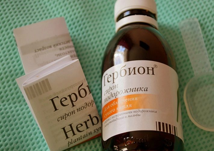 Можно запить сироп небольшим количеством теплой воды