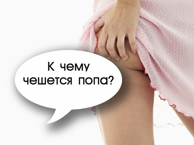 К чему чешется попа вверху, внизу, сбоку, правая и левая половинка попы: любовные приметы по дням недели для мужчин и женщин