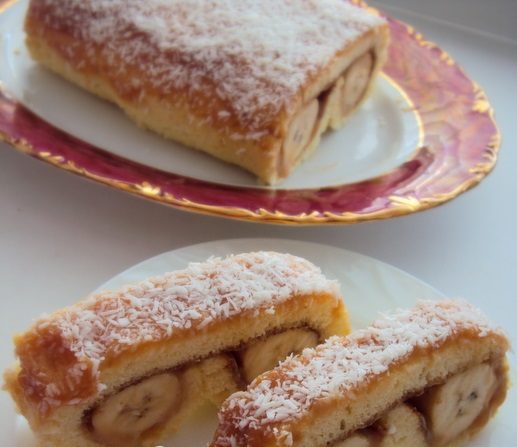 Еще один вкусный и быстрый рулет к чаю