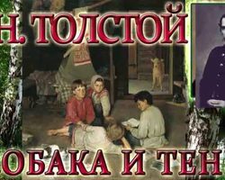 Анализ басни Толстого «Собака и ее тень». К чему приводит зависть и погоня за чужим счастьем?