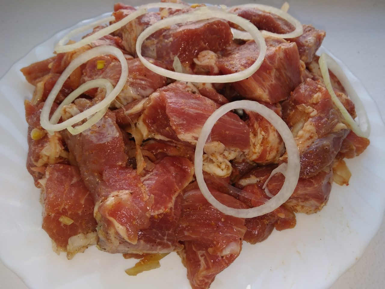 Мясо в маринаде