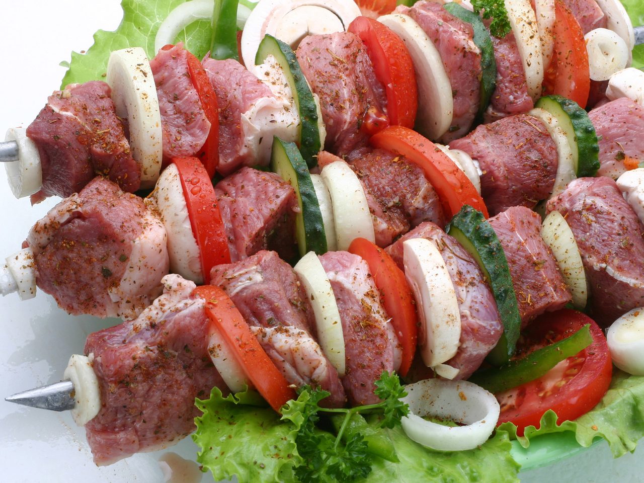 Шашлык в майонезе