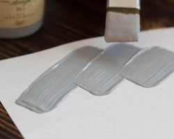 Какие краски смешать, чтобы получить серебряный, серебристый цвет?