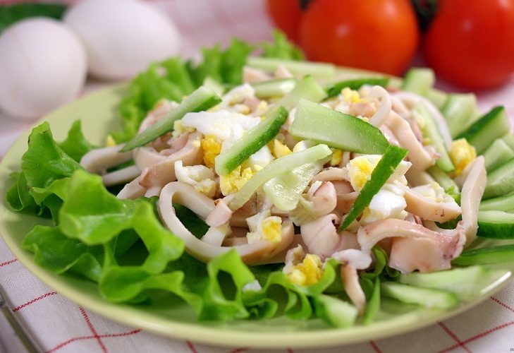 Красивая подача вкусного и полезного салата