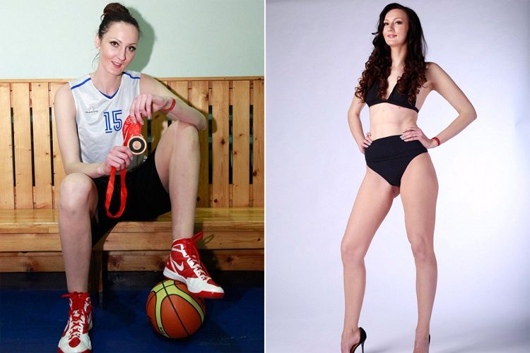 Свою карьеру катя начала с баскетбола