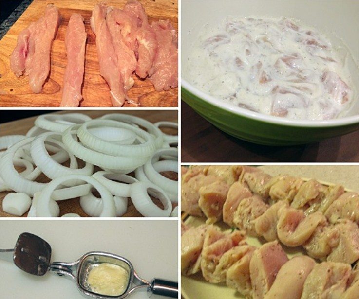 Кефирный маринад