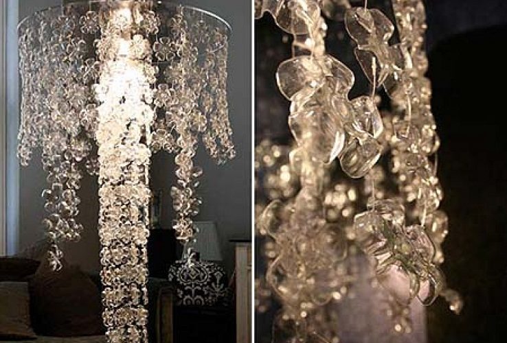 Такая красота из простых бутылок