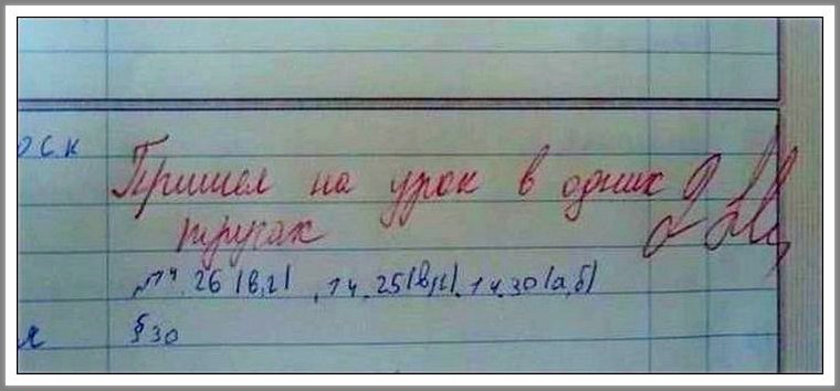 Самые смешные и нелепые записи учителей