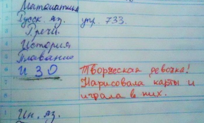 Самые смешные и нелепые записи учителей