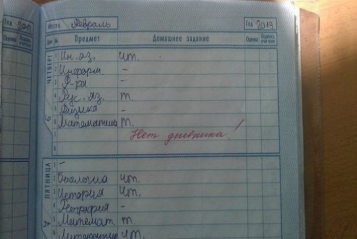 Самые смешные и нелепые записи учителей