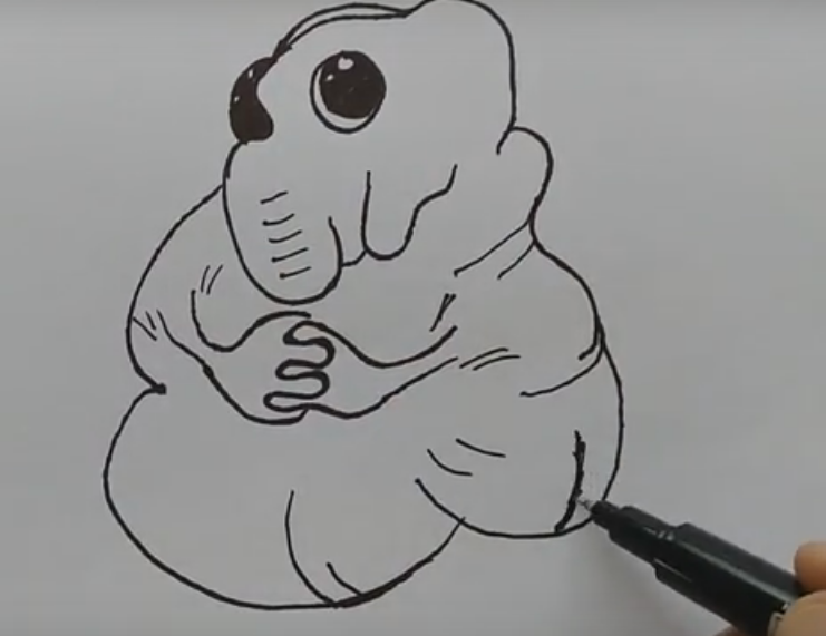 Рисуем лапы мема