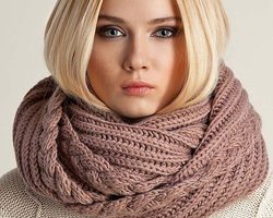 5 способов, как связать круговой шарф спицами: схемы, описание