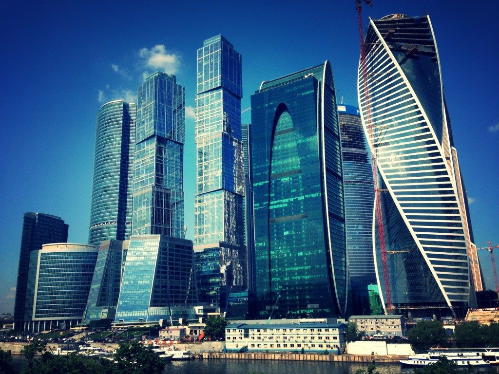 Москва-сити - по-своему привлекательное архитектурное сооружение современного города