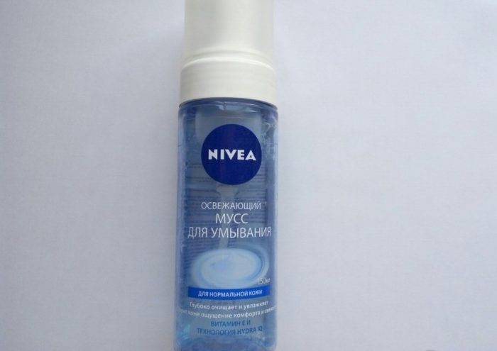 Освежающий мусс для демакияжа от nivea и от косметики избавит, и освежит