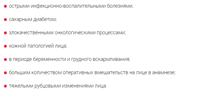 Противопоказания