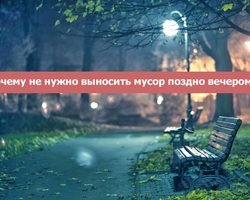Выбрасывать мусор: приметы. Почему нельзя выносить мусор вечером, на ночь: древние приметы и современная трактовка