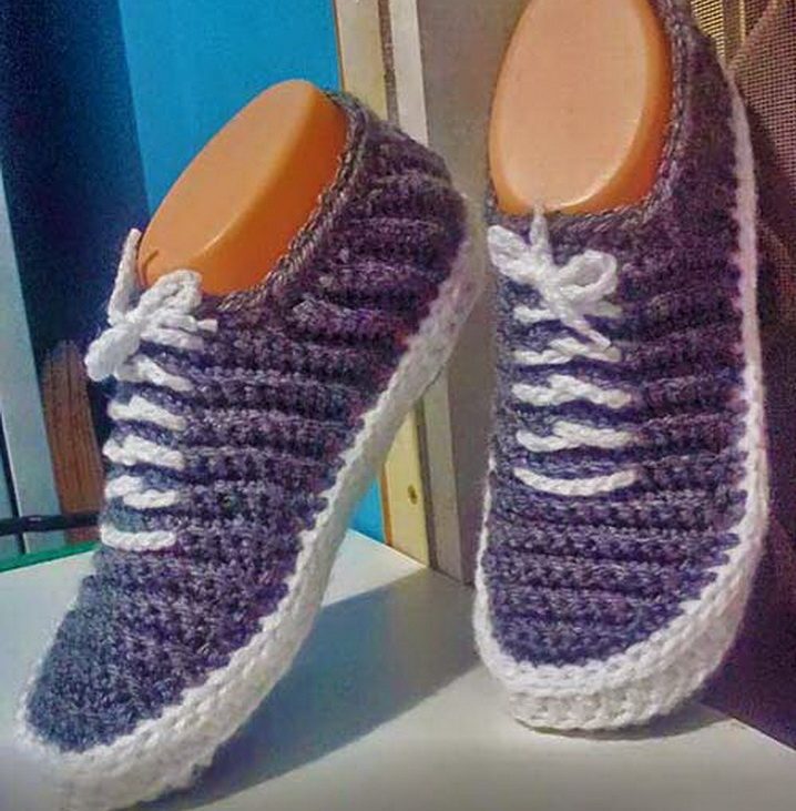 Кеды крючком