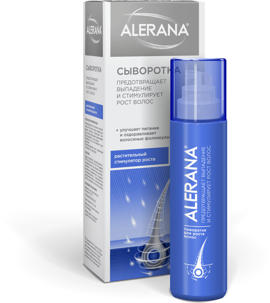 Сыворотка для волос alerana