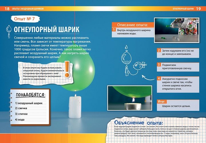 Еще один опыт с шариком