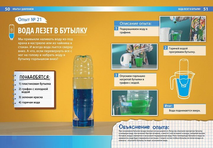 Вода поднимается вверх