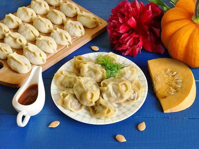 Манты с тыквой, с мясом и без мяса: 7 лучших рецептов мантов с начинкой из тыквы быстро и вкусно