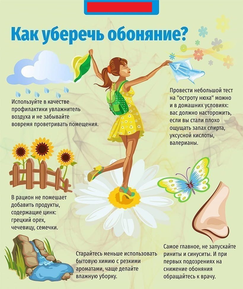 Чтобы чувствовать запахи