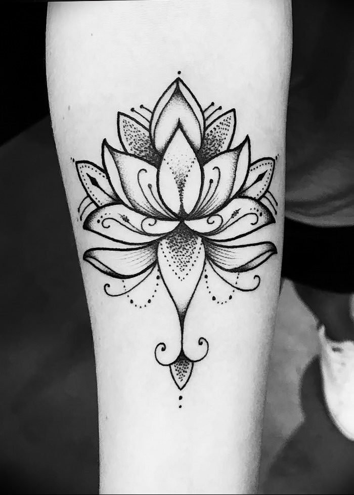 Фото-тату-лотос-от-02.10.2017-№186-lotus-tattoo-tattoo-photo.ru_