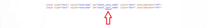 Замените слово «last» на «middle»