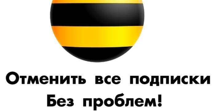 Подписки на телефоне билайн
