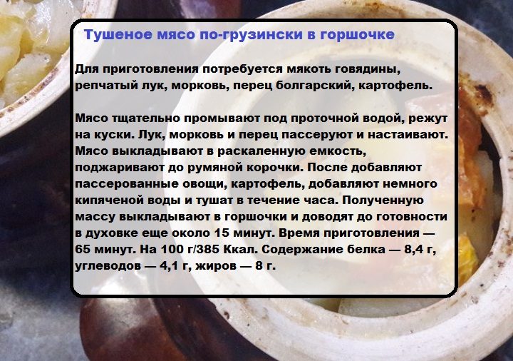 Тушеное мясо