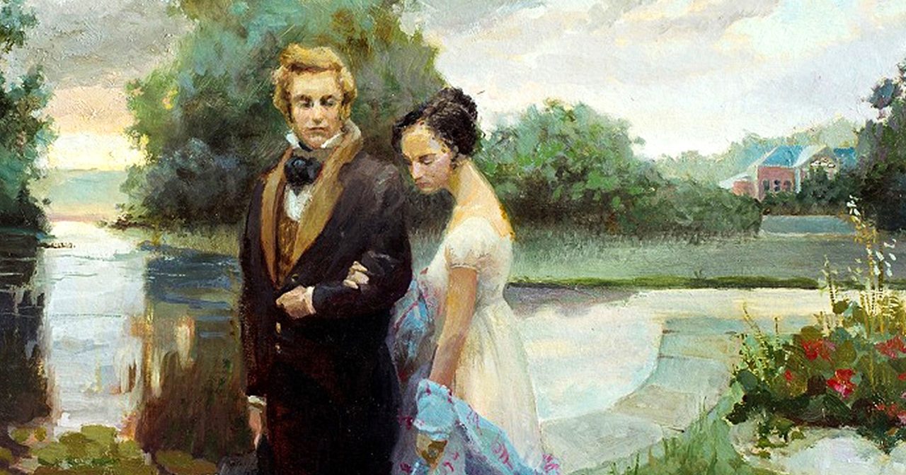 "евгений онегин" - яркий образчик композиции в литературе