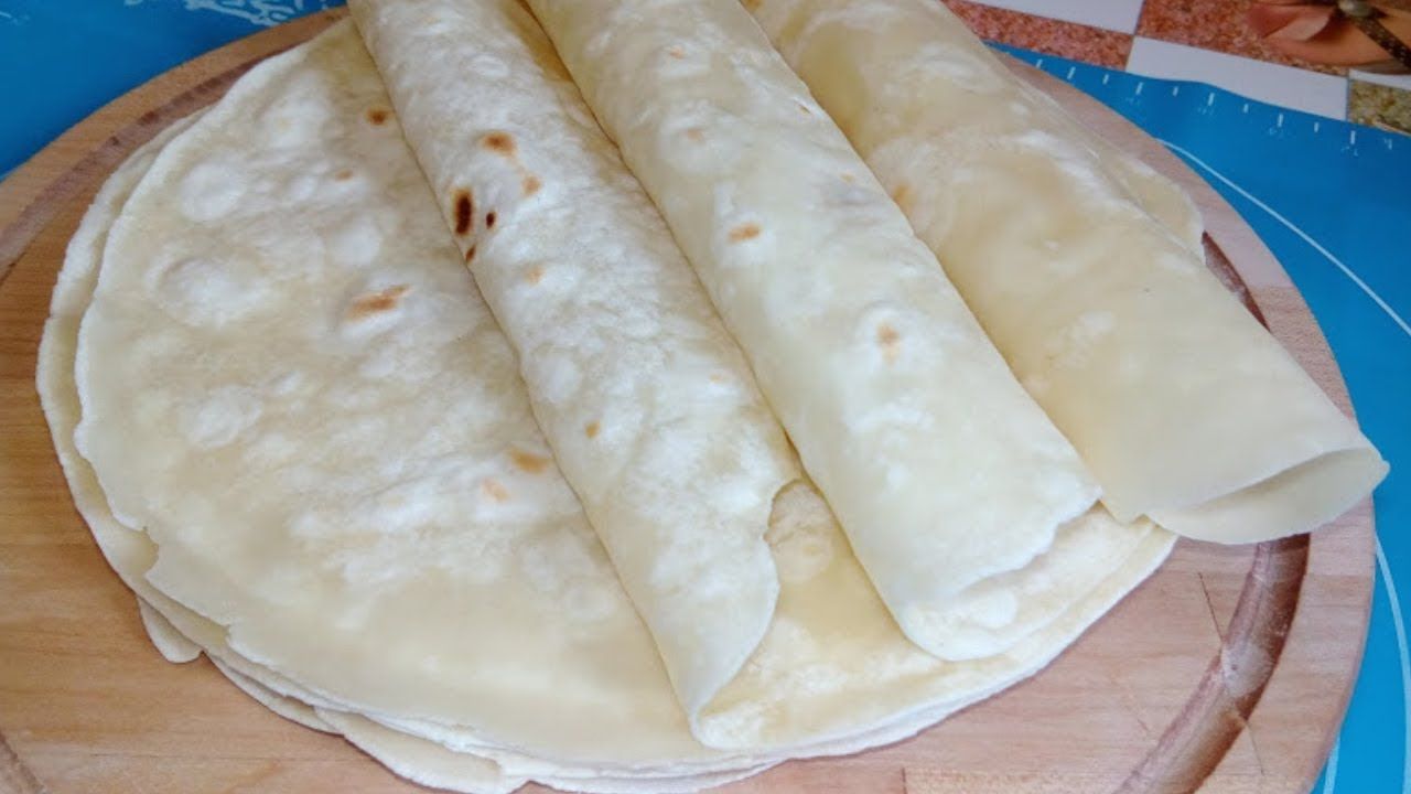 Домашние лаваши на сковороде