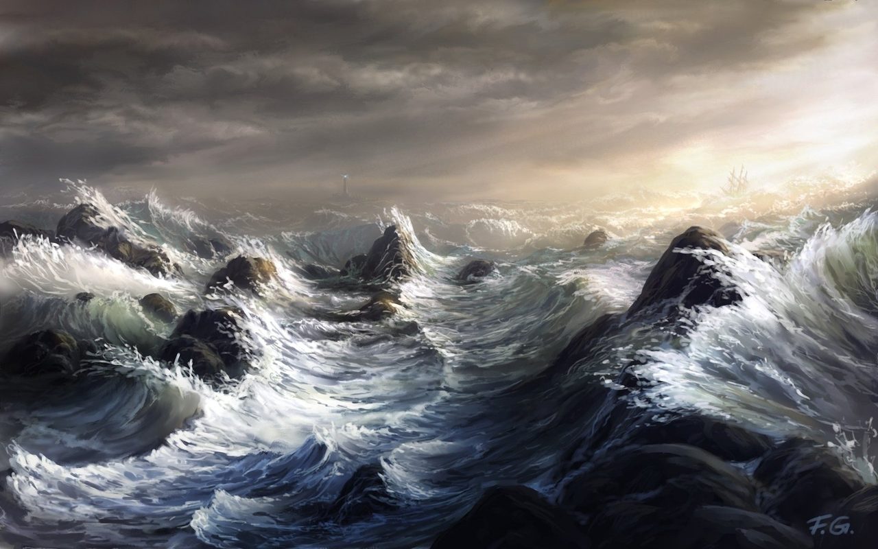Неспокойное море во сне