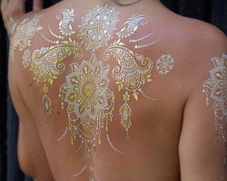 Как сделать временную татуировку или мехенди в домашних условиях: пошаговая инструкция, советы, фото