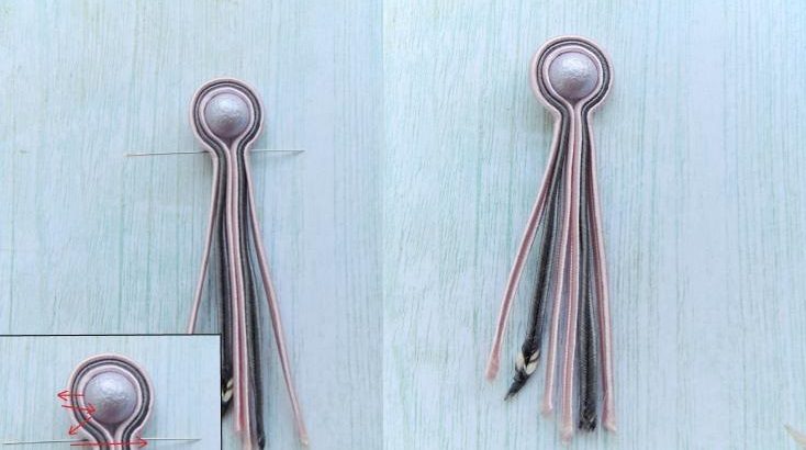 Сутажные украшения: сшиваем шнуры между собой