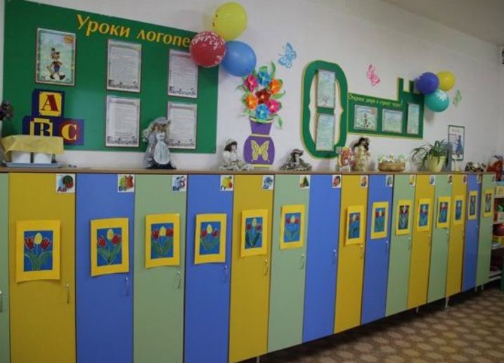 Оформление раздевалки в группе в детском саду