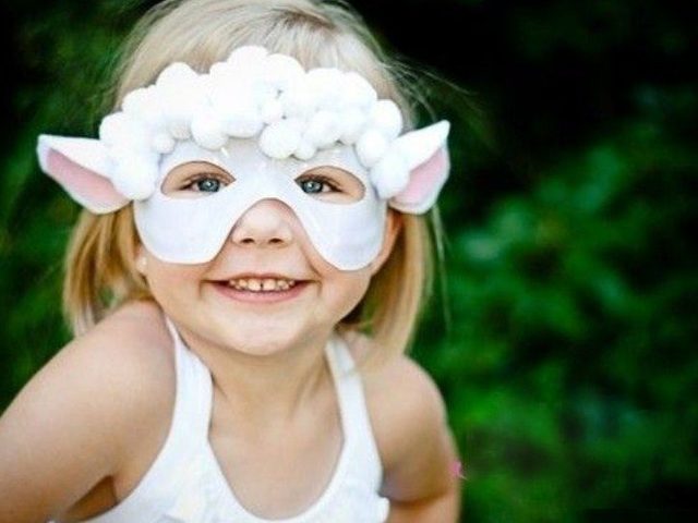 Маска Овцы из бумаги, из бумажных тарелок на голову своими руками: инструкция, шаблоны