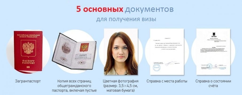Документы для шенгенской визы
